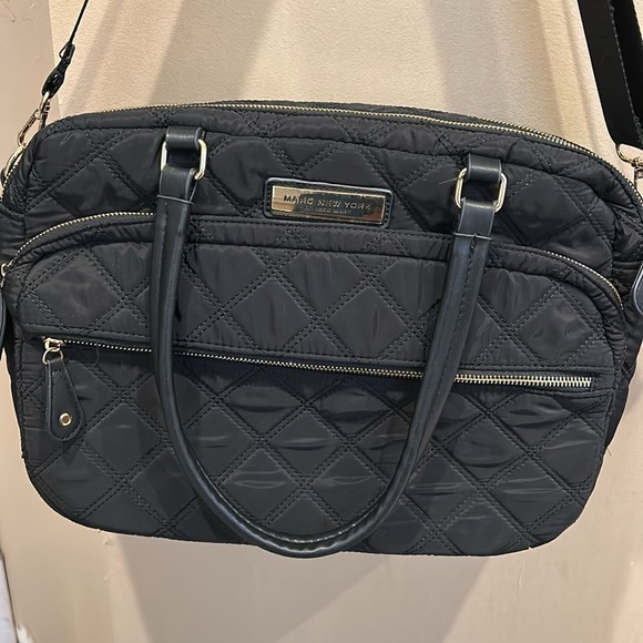 Marc New York, Andrew Marc satchel with lots of zippered sections! - Picture 2 of 9